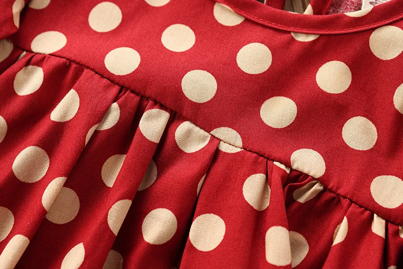 2019 Girl Baby Summer Dress Flying Sleeved Dot Princess Dresses Kids Girls Birthday Party Vestido Children Clothes Outfit | Детская