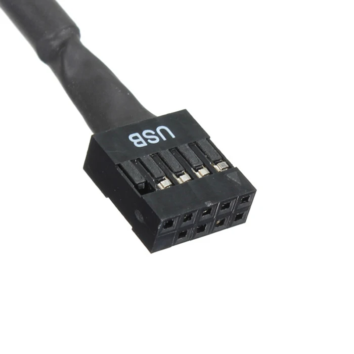 CY Chenyang USB 3.0 9pin корпус штекер на материнскую плату 19pin разъем Гнездовой кабель 10