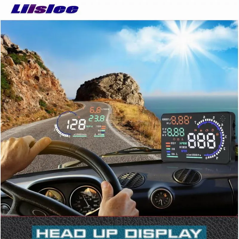 Car Information Projector Screen For SEAT Ibiza/Leon 2009-2019 HUD Head Up Display Safe OBD Driving Refkecting Windshield