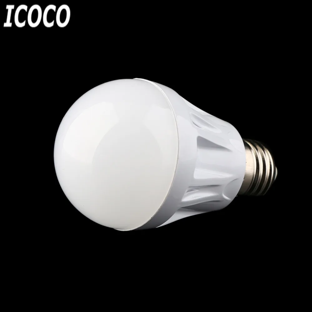 ICOCO 2017 New Arrival E27 LED Microwave Radar Motion Ambient Sensor Light Lamp Bulb AC85-265V 5W for Corridor Garage Yard | Освещение