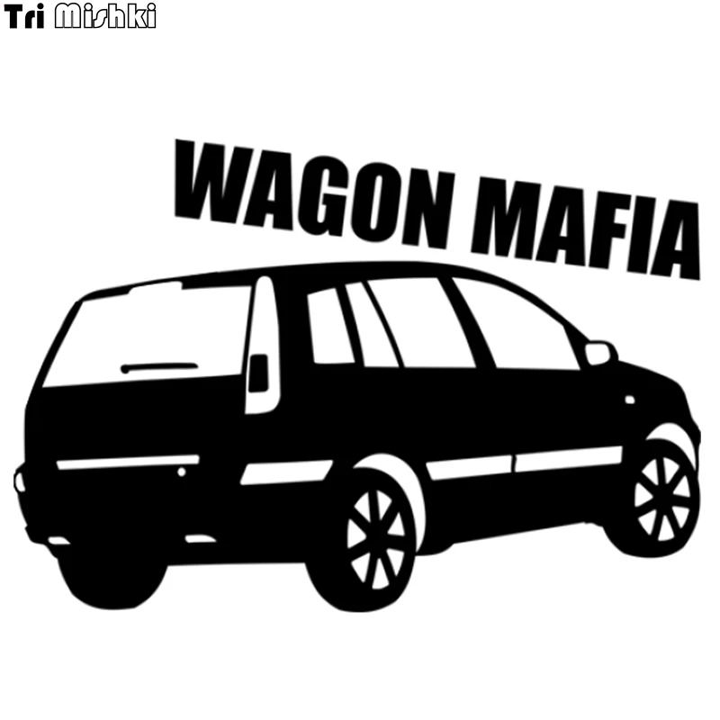 Tri Mishki HZX535 14x20 см wagon mafia наклейки на авто виниловые мотоцикл акссесуары