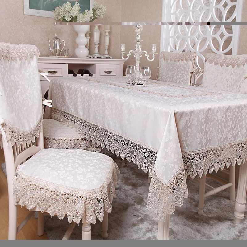 1 шт. европейская сатиновая скатерть с вышивкой и кружевом|lace cloth material|lace blondecloth