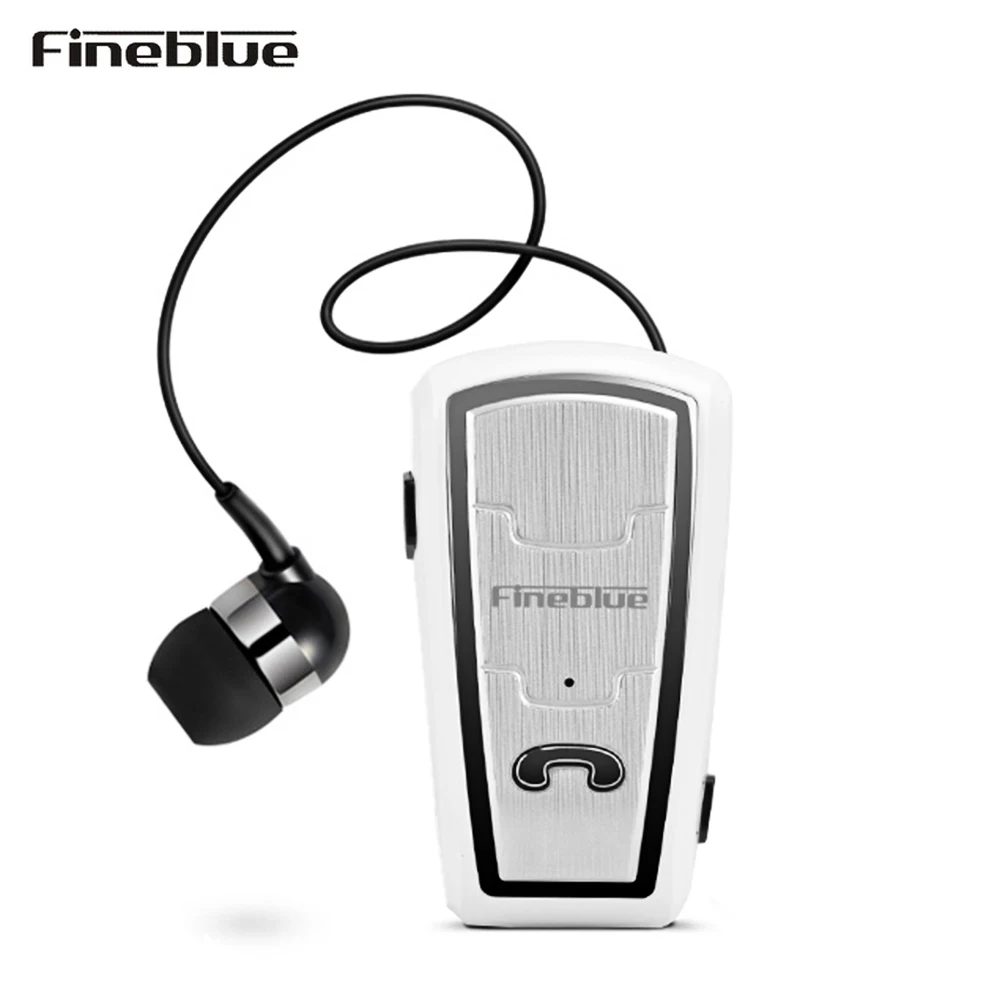 

Hot Fineblue FQ208 Stereo Wireless Bluetooth Headphones Earbud Car Driver Earphone Retractable Cable Noise Canceling Headset