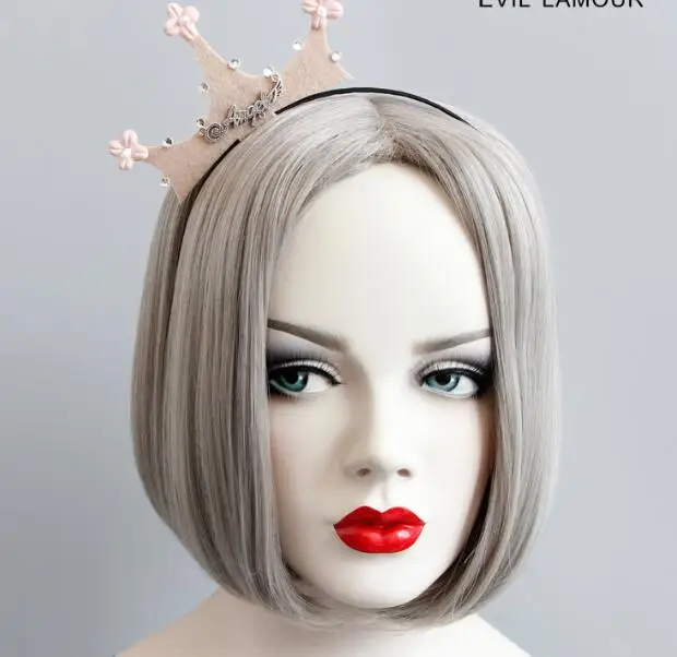 Женские Хэллоуин вечерние дети Корона Hairband Hairbands Девушки Готический оголовье