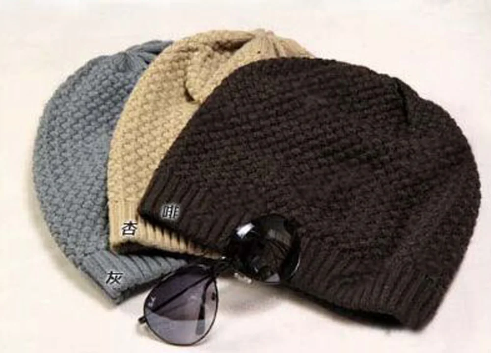Новинка, модные брендовые мужские и женские шапки Skullies Beanies Wnter, вязаные теплые шапки, 3 цвета, 5001