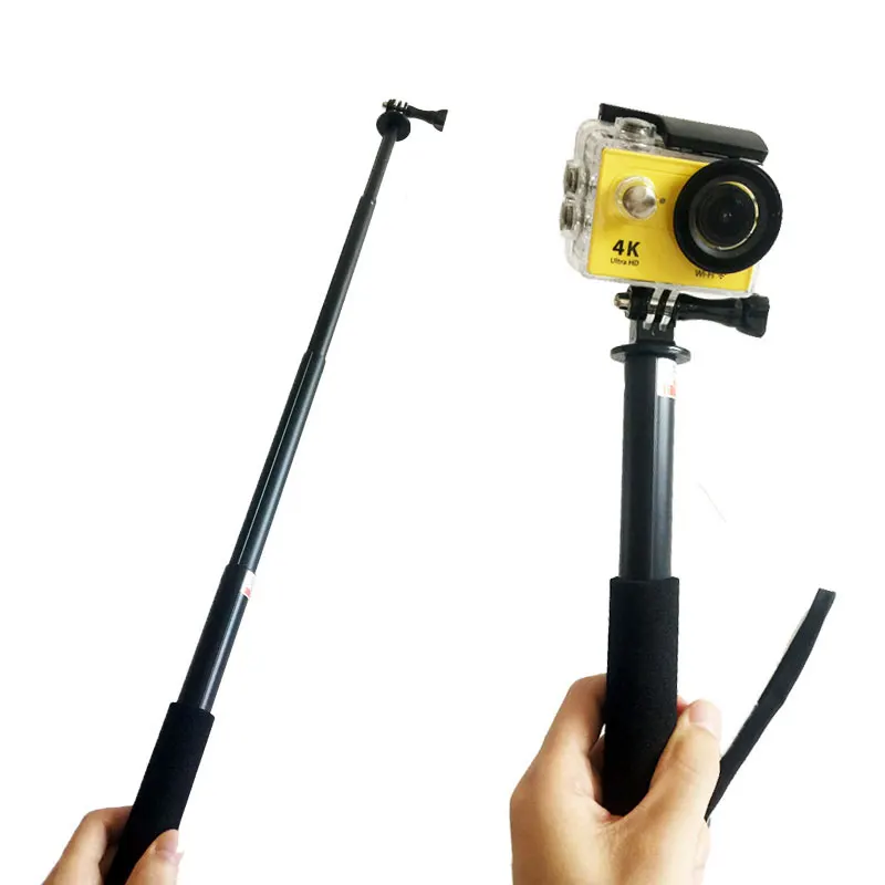 Палка для селфи телескопическая ручной монопод аксессуары Gopro Hero 5 4 3 2 1 SJCAM SJ4000 Xiaomi