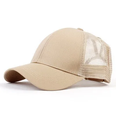 Khaki Mesh Новинка, блестящие бейсбольные кепки с конским хвостом, блестящая Высококачественная модная женская регулируемая бейсболка в стиле хип-хоп - Цвет: Khaki Mesh