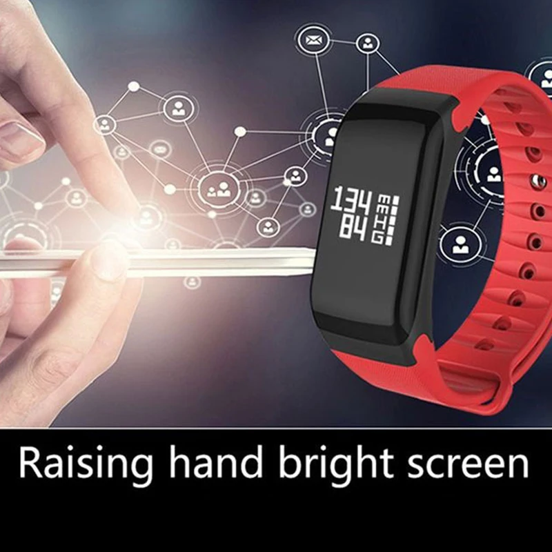 F1 Smartband здоровья наручные часы сигнализации вызова вибрационный для xiomi Android и ios