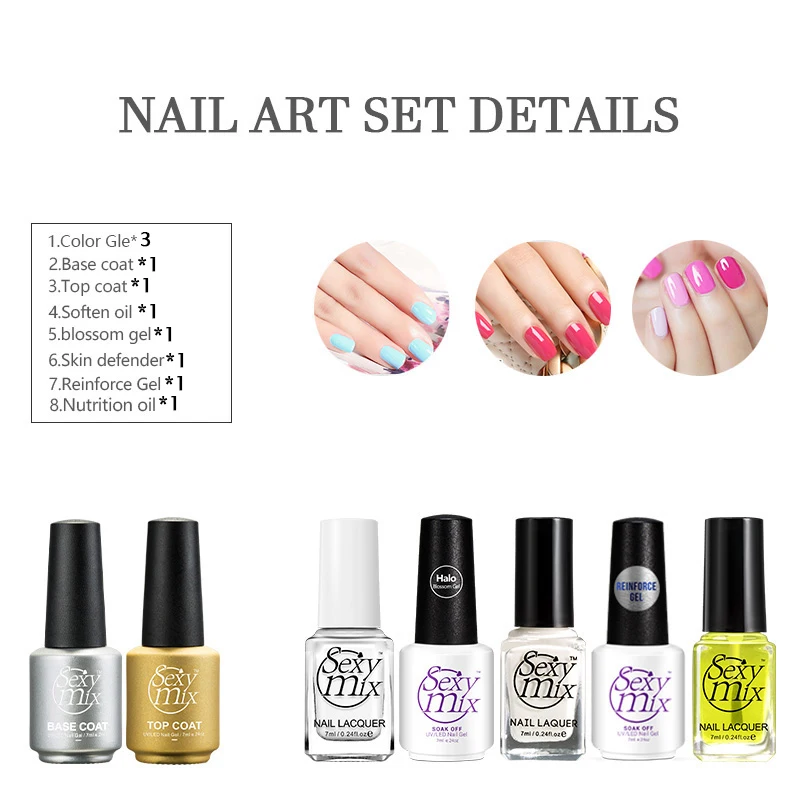 Сексуальное сочетание профессия Nail Art инструменты гель лампы Наборы 16 Вт УФ