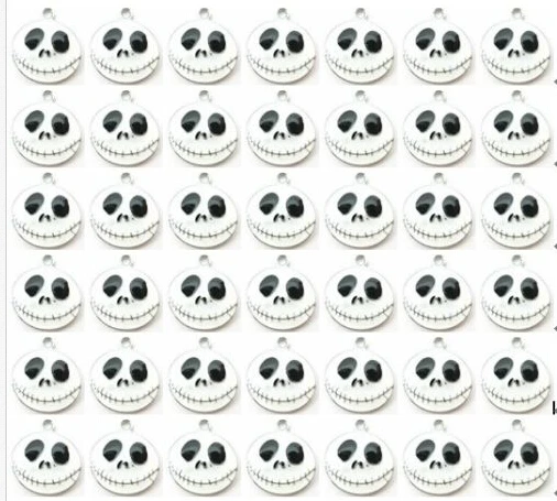 Оптовая продажа Бесплатная доставка новинка 50 шт. белый Кошмар перед Рождеством