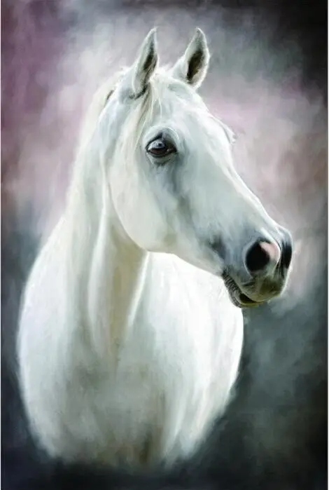 

White horse The wooden puzzle 1000 pieces ersion jigsaw puzzle white card adult children's educational toys