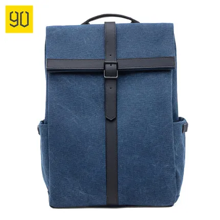Blue Xiaomi 90FUN Grinder Oxford Повседневный Рюкзак 15,6 дюймов Сумка для ноутбука от Xiaomi Youpin - Цвет: Blue