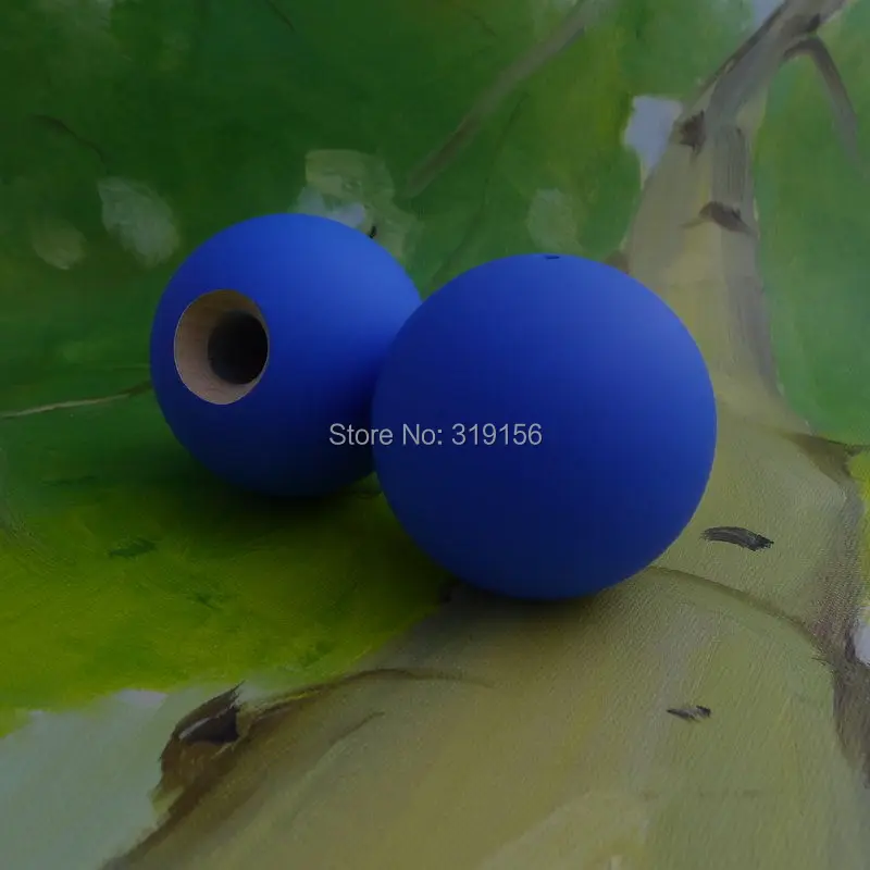 Синяя резиновая кендама мяч $1 50 USD краска с лучшим трением 6 см шар Kendama подходит