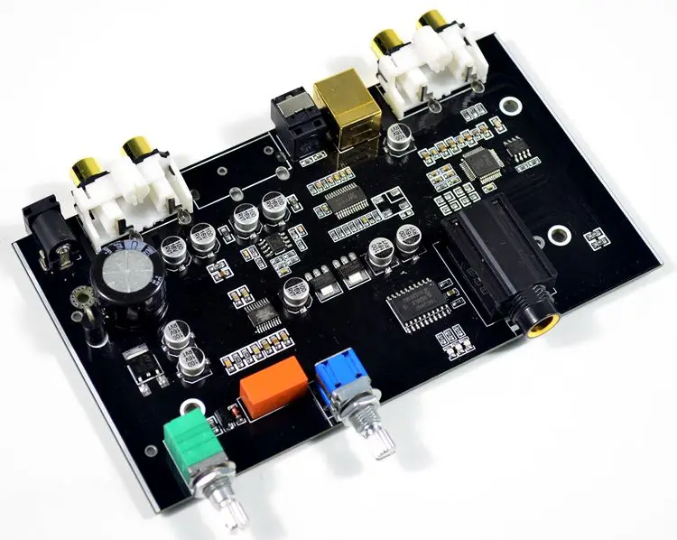 HIFI аудио USB ЦАП Декодер плата PCM5100 4558 с усилителем для наушников|Усилители