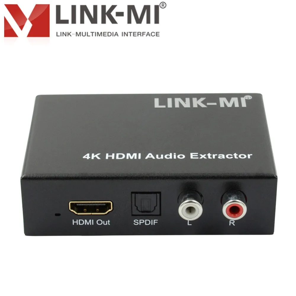 LINK MI HDMI аудио экстрактор конвертер Поддержка 4K2K/3D видео формат и декодер Apple TV