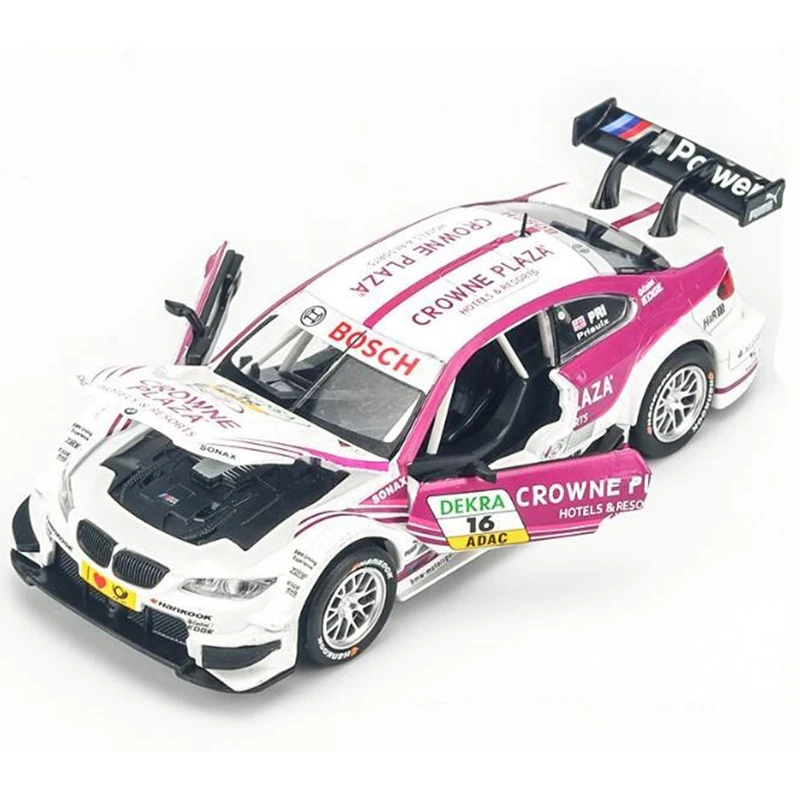 Моделирование Diecasts игрушка автомобиль Стайлинг M3 DTM гоночный 1:32 Литой Назад в