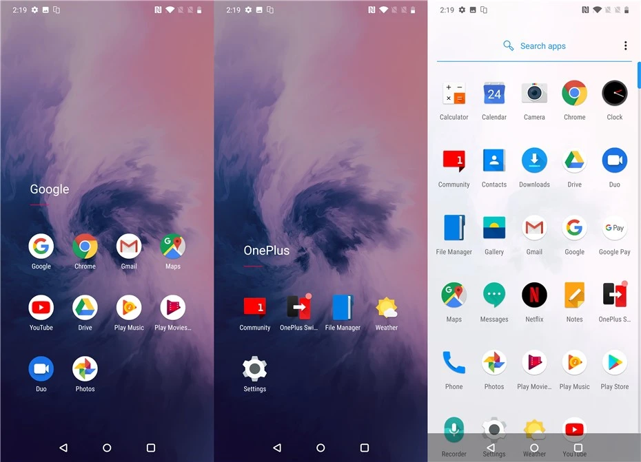 Смартфон Oneplus 7 Pro с глобальной ПЗУ, 8 ГБ ОЗУ, 256 Гб ПЗУ, Смартфон Snapdragon 855, 6,67 дюйма, 90 Гц, AMOLED дисплей, отпечаток пальца, камера 48 МП, NFC