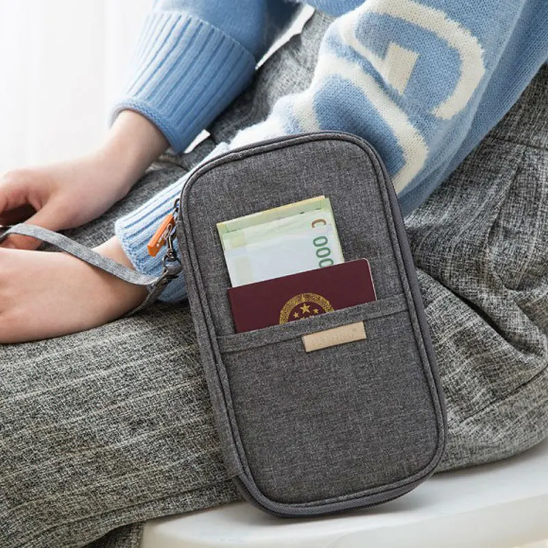 Yesello дорожный кошелек Семья Обложка для паспорта RFID Блокировка Документ