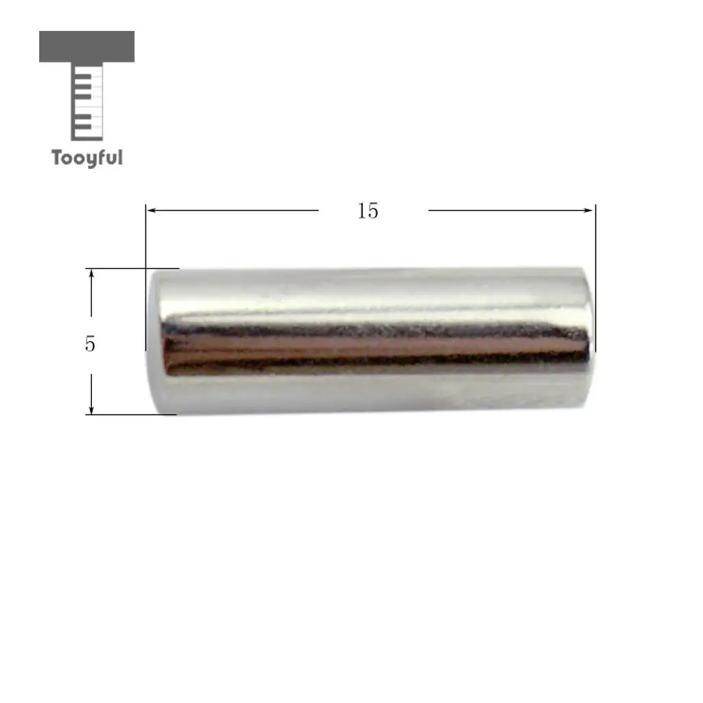 Tooyful Chrome Instrument Accessory 12x Electric Guitar Bass Pickup Magnet Rod Slug | Спорт и развлечения