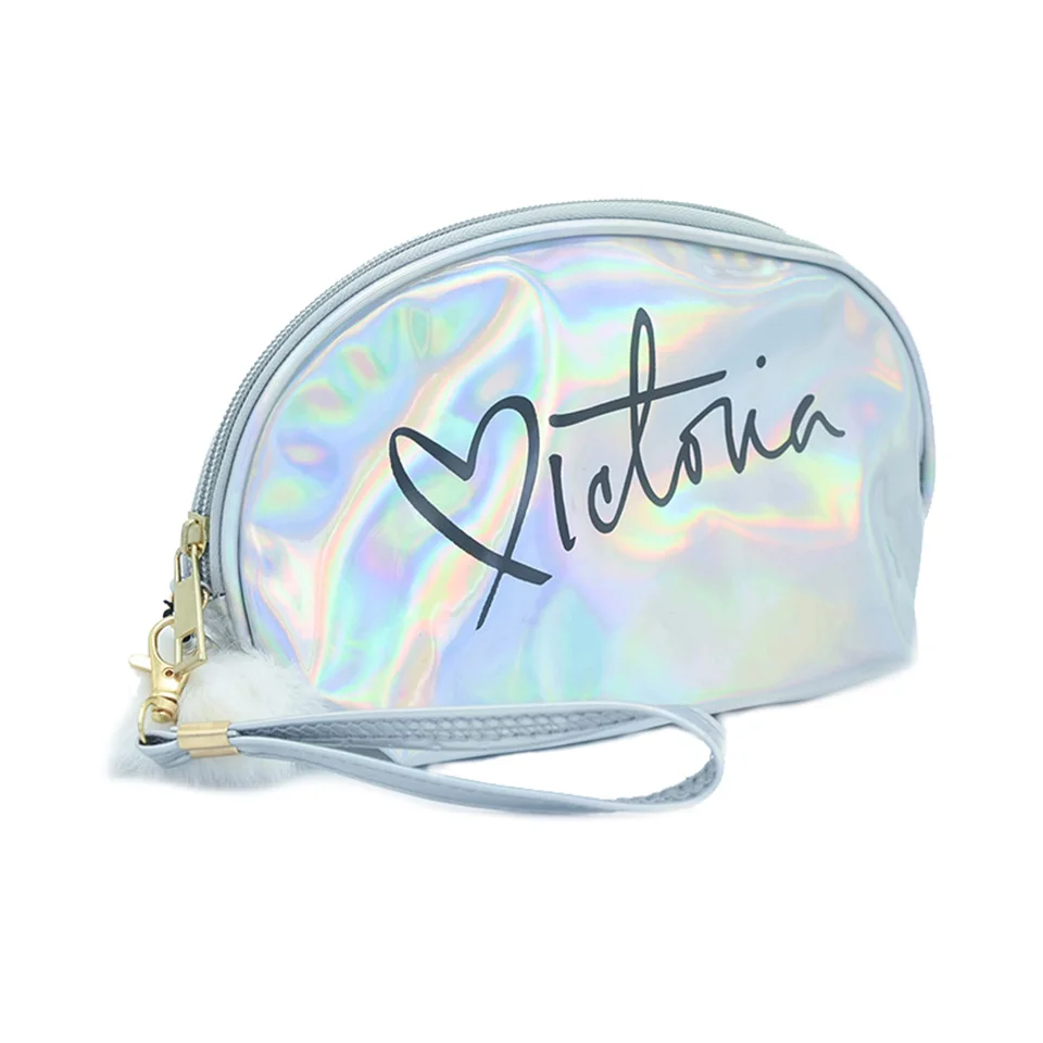 makeup bag Oswego, косметичка для путешествий, женские косметички, на молнии, ПВХ, с буквенным принтом, Модный женский органайзер для путешествий, косметички - Цвет: makeup bag