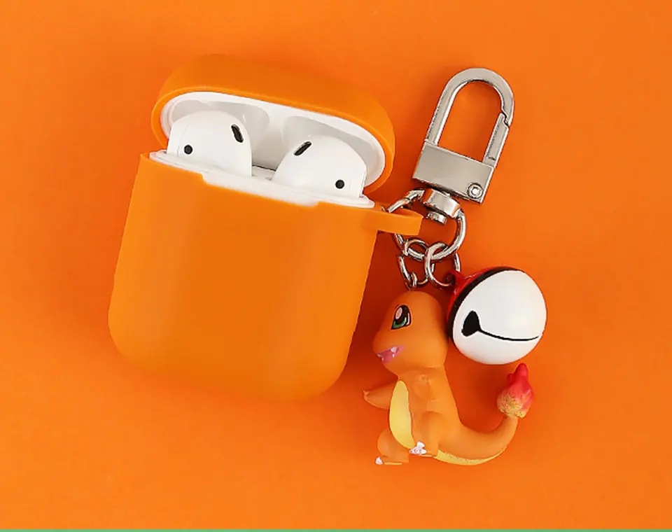 Милый японский мультяшный силиконовый чехол для Apple Airpods, чехол, аксессуары, Bluetooth, чехол для наушников, сумка, декоративная крышка, брелок