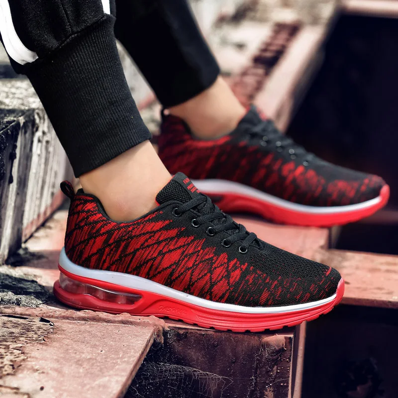 2019 Casual Shoes Men Sneakers Big Size 46 Male Footwear For Summer Mesh Breathable Sports Fashion Trainers RMC-057-2 | Обувь