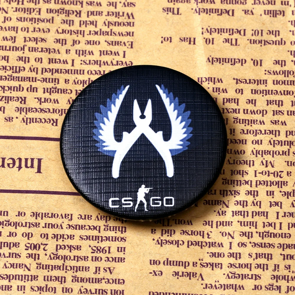 Игры CSGO кнопки для лучших друзей значки CS GO школьная сумка DOTA значок на пиджак Creed