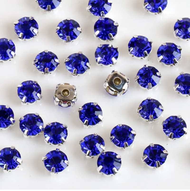 SS16 100 шт стеклянные стразы для пришивания на одежду свадебное платье Сделай Сам