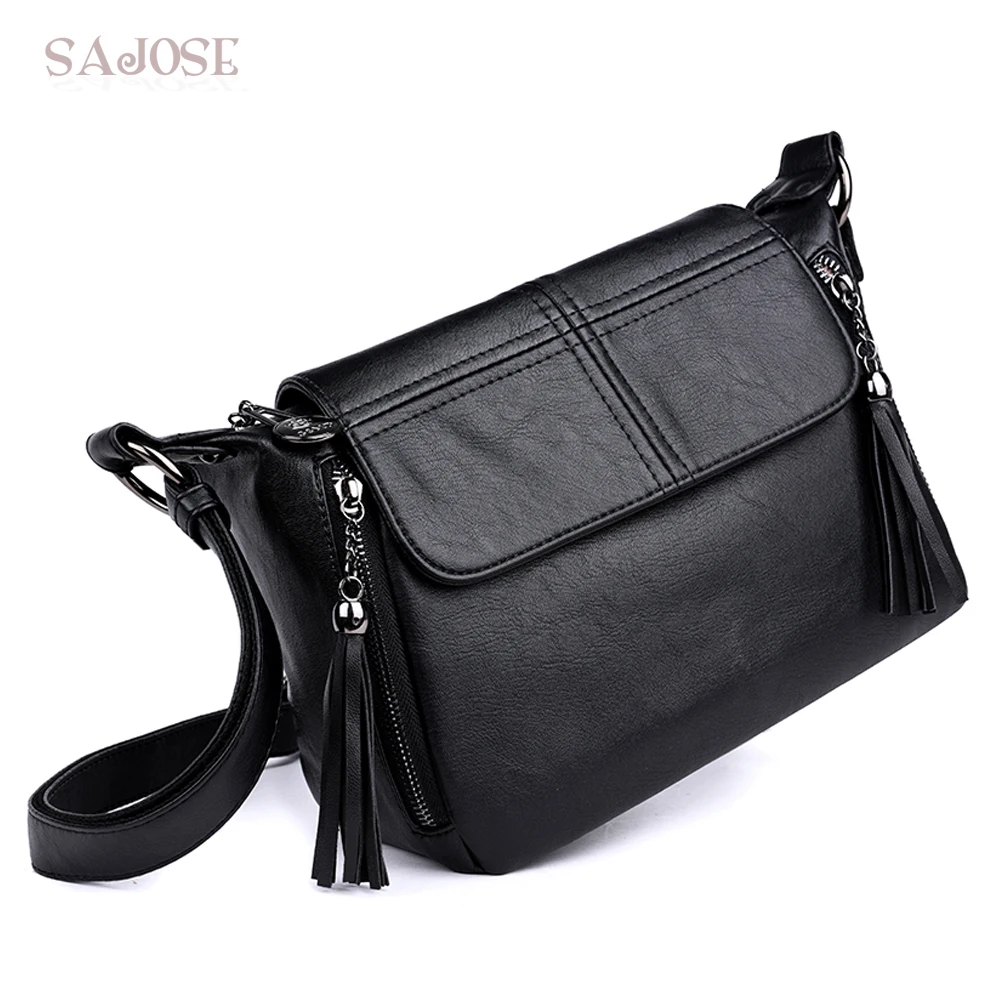 Модные женские сумки с кисточками высококачественные кожаные дизайнерские на