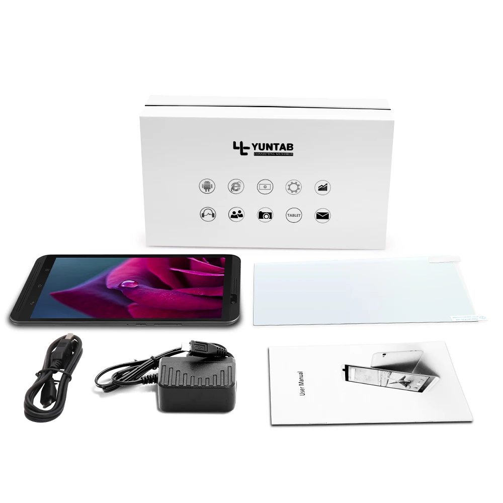 Yuntab 8 дюймов H8 Android планшетный ПК 4g мобильный телефон сенсорный экран 800*1280