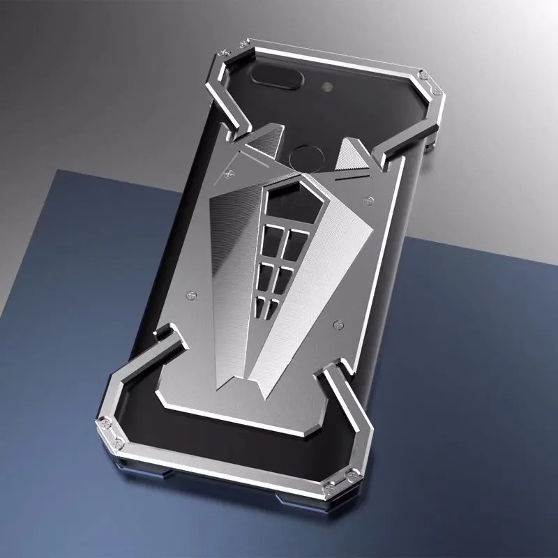 

Luxury Cool Metal Case For Oneplus 9RT 9R 8 7T 7 6T 6 Pro Aluminum Alloy Shockproof Armor Cases Cover Anti-knock Fundas Coque