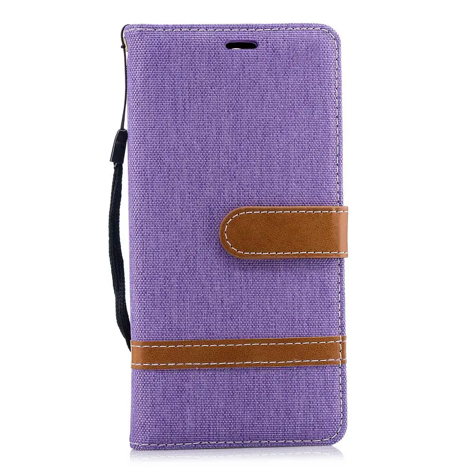 Кожаный чехол-книжка Desyner Denim смешанных цветов для Nokia 3 1 2018 кожаный чехол-сумка