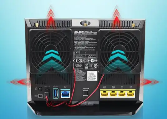 RT-AC68U AC1900P EX6200 70*70*15 мм AC15 вентилятор радиатора маршрутизатора USB бесшумный двухпроводной вентилятор