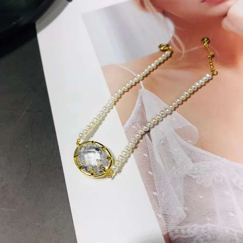 Amorita boutique 925 Овальный дизайн мода жемчужный браслет | Украшения и аксессуары