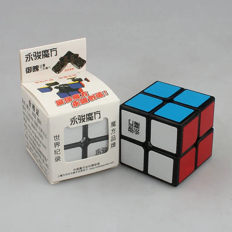 ГОРЯЧАЯ 2015 Brand New MoYu YuPo 2x2 Magic Cube (50 мм) 2 Слоя Stickerless Скорость Отжима Площадь Cubo Magico