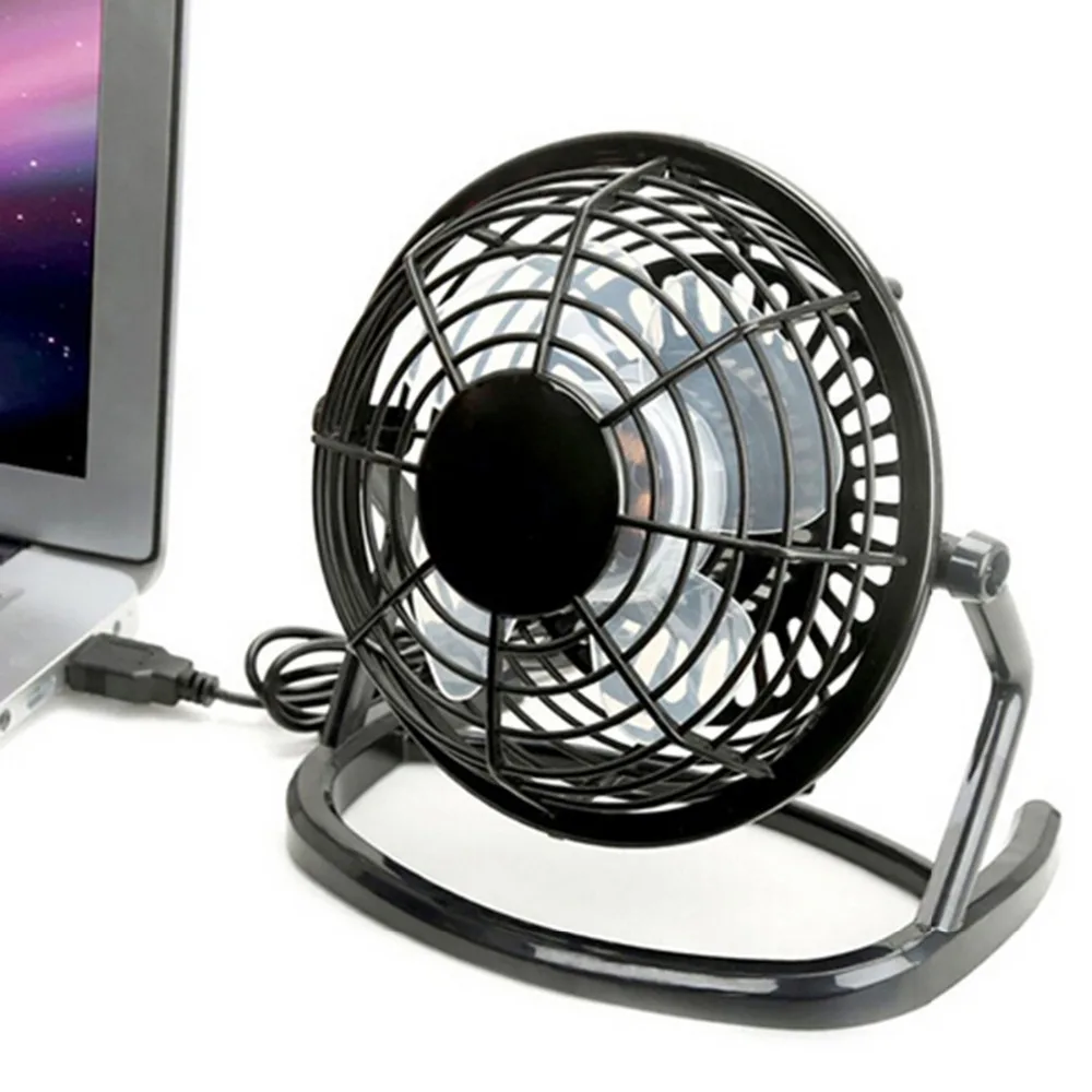 

4 Blades Portable Laptop PC USB Cooler Cooling Desk Mini Fan Operation Super Mute for PC Laptop Computer USB Cooler Cooling Fan