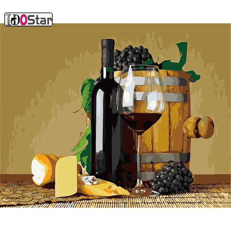 Безрамное DIY масляной живописи наборы картин по номерам на холсте настенные