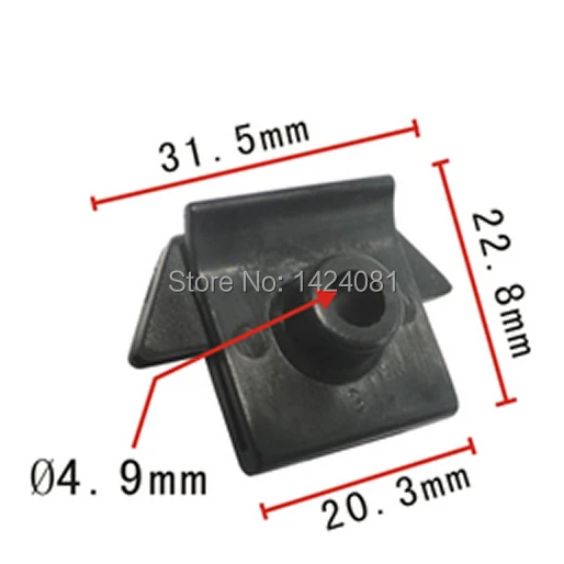 

100x OEM Nylon Fender/Wheel Housing Nylon \U\ Nut For Nissan 240Sx Nx Maxima 63848-D4000 63848D4000