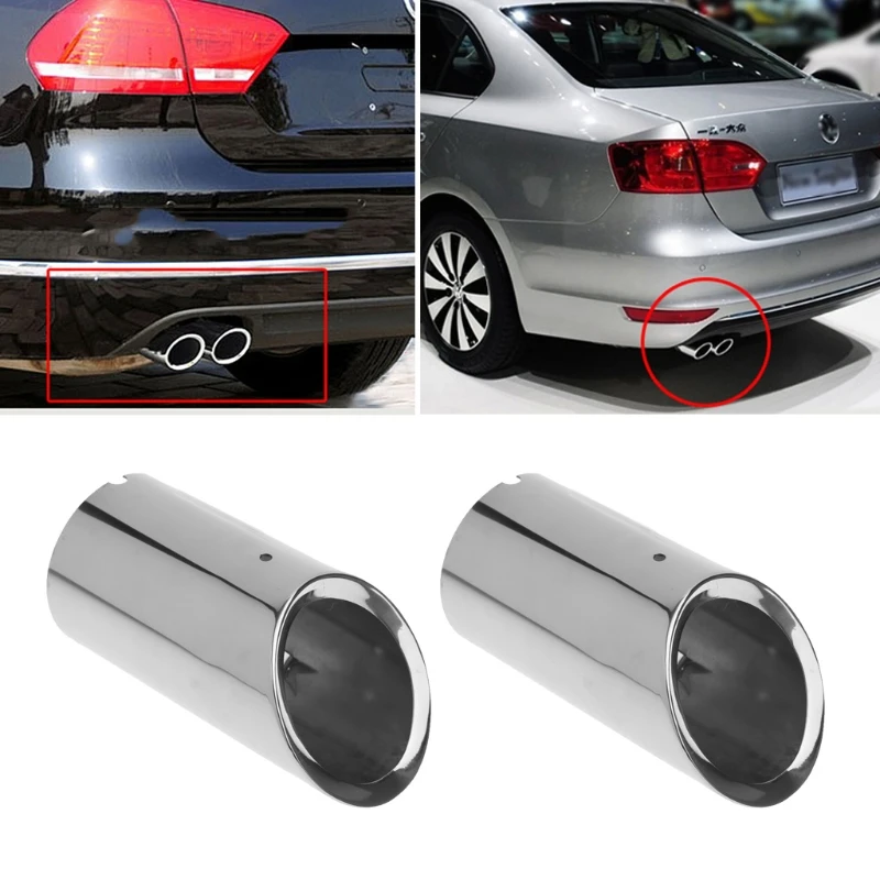 Глушитель выхлопной трубы из нержавеющей стали для VW Volkswagen Jetta MK6 1 4 T Golf 6 7 MK7