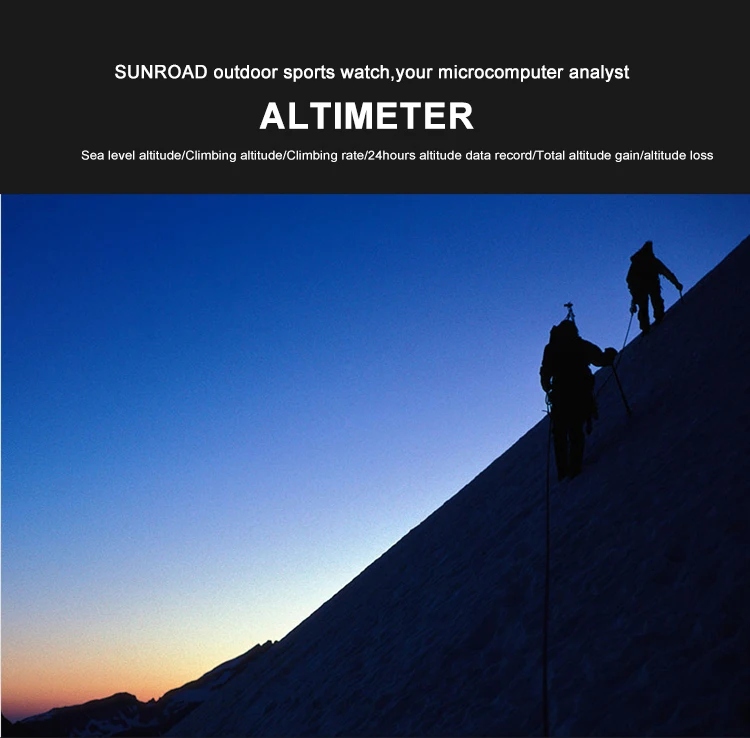 SUNROAD мужские часы Топ бренд класса люкс цифровые спортивные часы для мужчин мировое время прилива наручные часы военные армейские часы Relogio Masculino