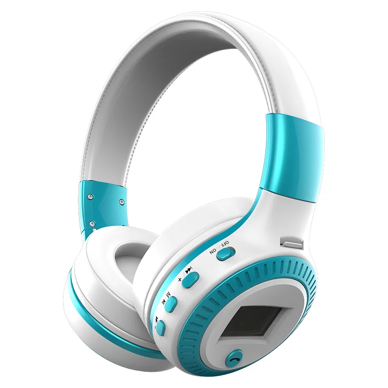 ZEALOT B19 наушники с ЖК-дисплеем HiFi бас стерео Bluetooth беспроводная гарнитура