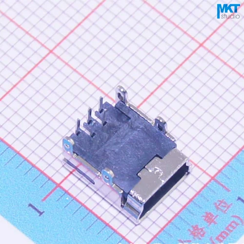 Мини USB разъем-розетка 5 контактов 100 шт. | Обустройство дома
