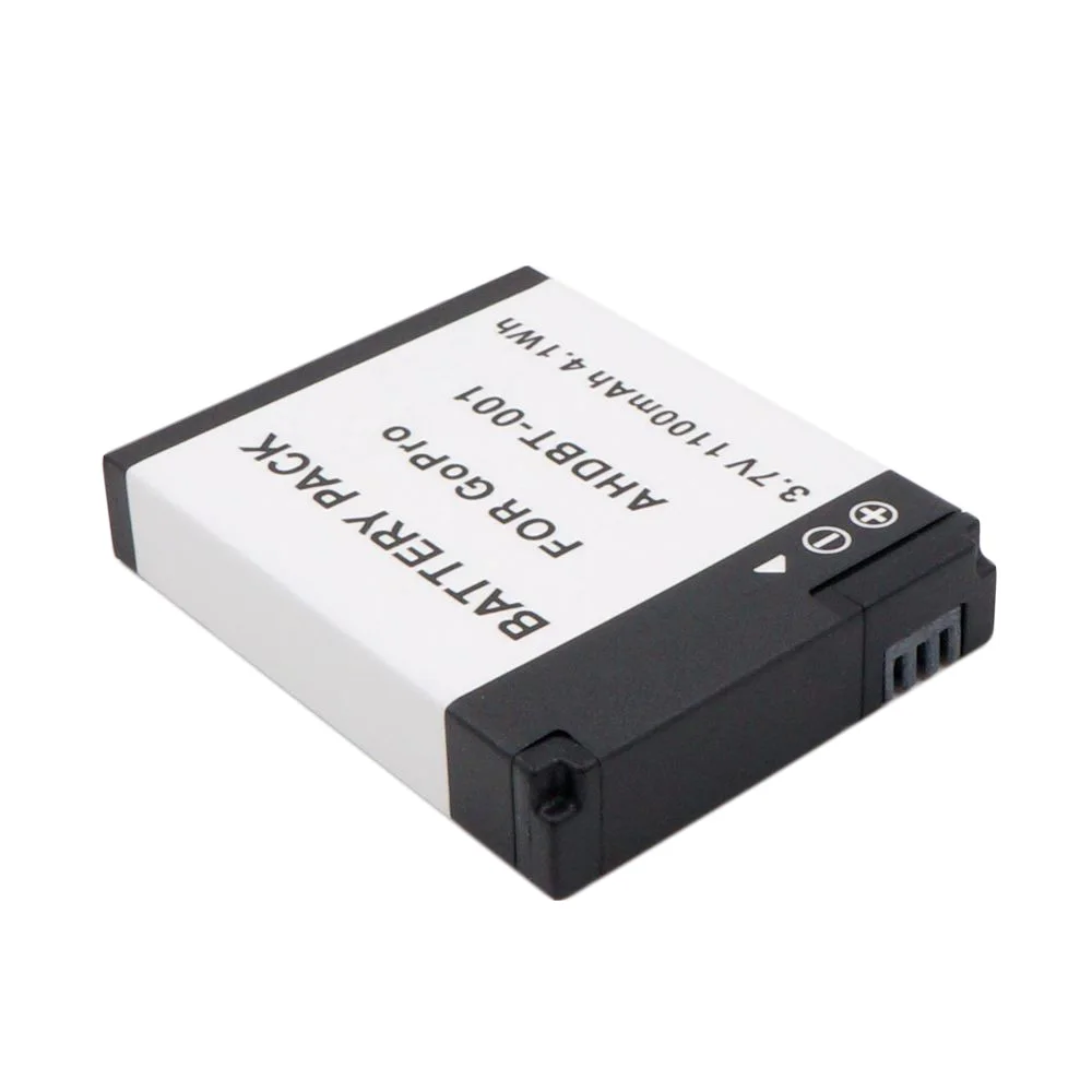Аккумулятор WHCYonline 1100 мА · ч AHDBT-001 дюйма AHDBT 001 002 AHDBT-002 AHDBT001 для камеры GoPro Go Pro HD Hero 1 2