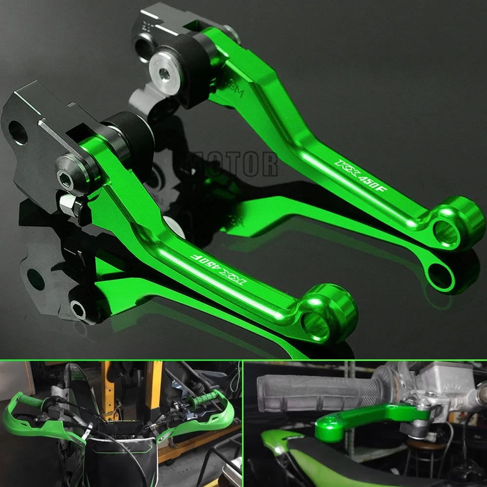 Рычаг сцепления тормоза CNC для мотоцикла Kawasaki KX450F KX 450 F 450F 2006 2012 2013 2018 ручка