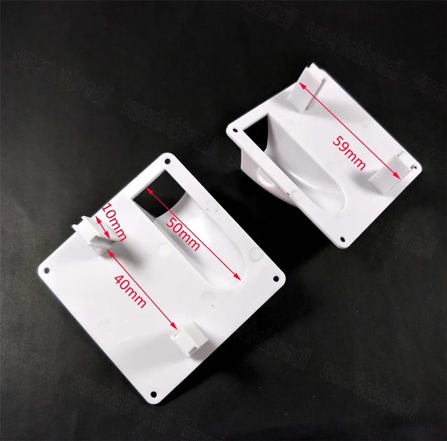 Zyhobby 1 пара пластиковых белых покрытий для радиоуправляемого сервопривода