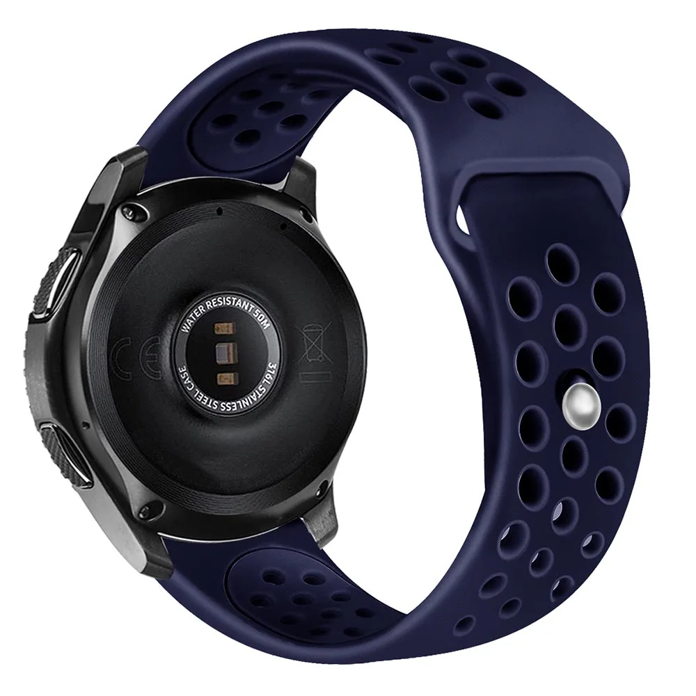 Tschick Band для samsung Galaxy Watch 46mm мягкий силиконовый ремень подходит Шестерни S3 Classic/Moto 360