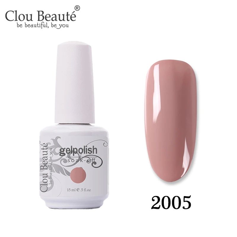2005 Clou Beaute 131 цвет праймер гель лак замачиваемый УФ светодиодный Гель-лак для ногтей Полупостоянный Гель-лак Vernis набор УФ Гибридный гвоздь искусство - Цвет: 2005