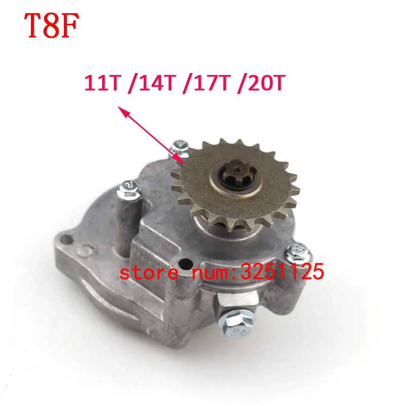 T8F передачи Шестерни коробка 11 Т 14 т 17 20 т зуб для 33cc 43cc 49cc 52cc Ty Rod II Go Kart мото мини Байк скутер Xtreme