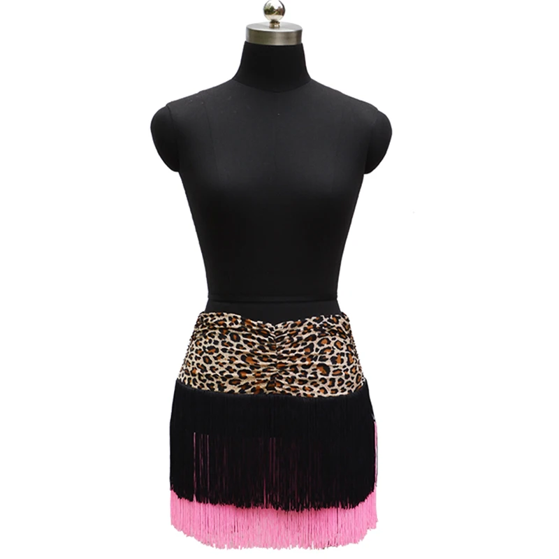 Женская юбка для латиноамериканских танцев из спандекса с кисточками лето 2018 |