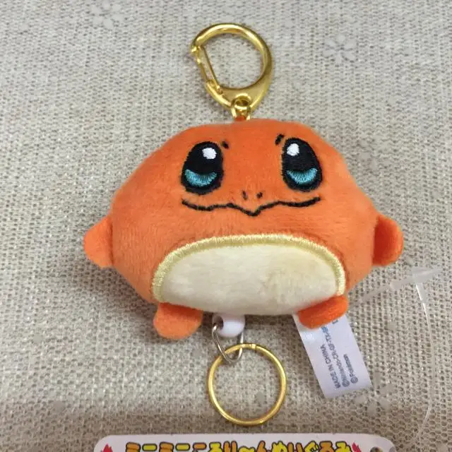 Синий Иви Clefairy Squirtle Плюшевые цепочка для ключей Аниме Сумка цепи кулон Аниме игры моды подарок кольцо для ключей гибкие цепочка для ключей hookgift - Цвет: Синий